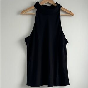 Babaton Aritzia Black Halter Neck Tank Blouse